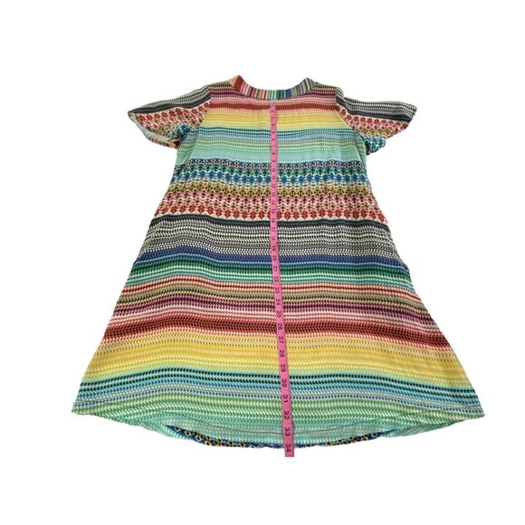 Anthropologie UNCLE FRANK Women Dress Stripe Pullover Sz M Multicolor 60s 79-38 - Picture 13 of 15